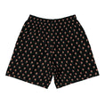 Load image into Gallery viewer, beYantra | Unisex Athletic Long Shorts | Black with Tiny Flowers - beYantra