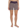 Load image into Gallery viewer, beYantra WildTiger Yoga Shorts | Dark Purple - beYantra