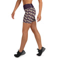 Load image into Gallery viewer, beYantra WildTiger Yoga Shorts | Dark Purple - beYantra