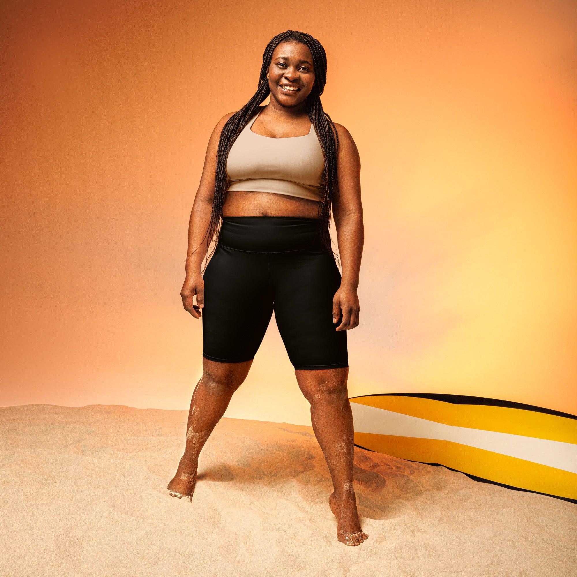 beYantra Black Shorts | High-Waisted | Butt-Lifting Cut | Versatile Style - beYantra