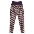 Load image into Gallery viewer, beYantra WildTiger Leggings | Dark Purple Crossover | With Pockets - beYantra
