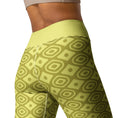 Load image into Gallery viewer, Golden Gaze | High-Waisted Leggings | Radiant Eye Pattern
