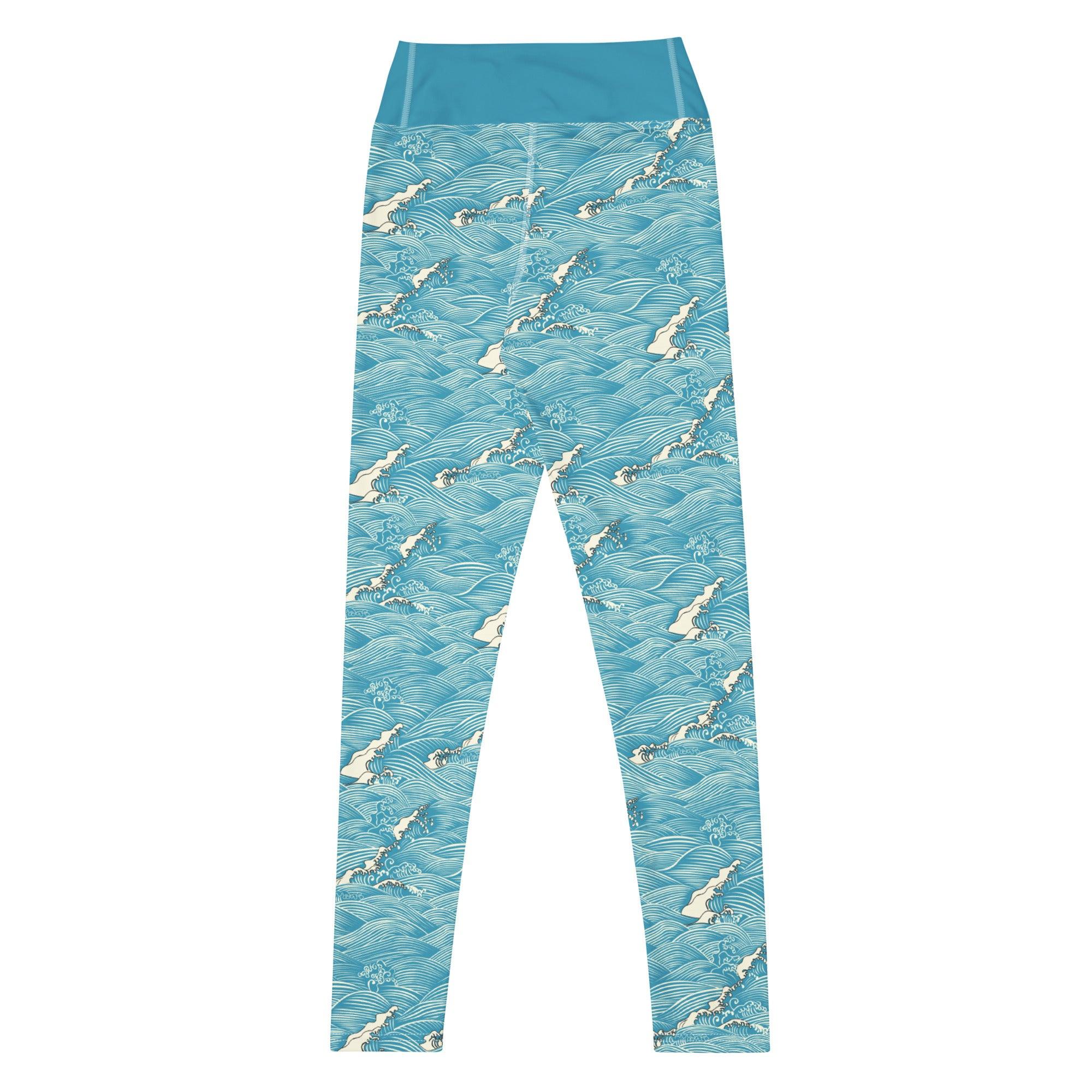 Wave Pulse Super  | Yoga Leggings | Ocean-Inspired