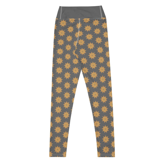 Sunburst Yantra | Yoga Leggings | Nature-Inspired