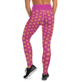 Load image into Gallery viewer, Aura Pulse Pink | High-Waisted Yoga Leggings | Solar-Inspired
