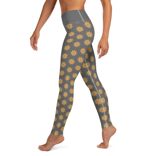 Sunburst Yantra | Yoga Leggings | Nature-Inspired