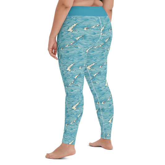 Wave Pulse Super  | Yoga Leggings | Ocean-Inspired