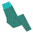 Load image into Gallery viewer, Echo Yantra | Yoga Leggings | Vibrant Green Geometric Design
