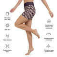Load image into Gallery viewer, beYantra WildTiger Yoga Shorts | Dark Purple - beYantra
