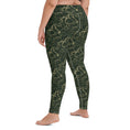 Load image into Gallery viewer, beYantra Nature Leggings | Green Marble Pattern | Comfort & Flow - beYantra
