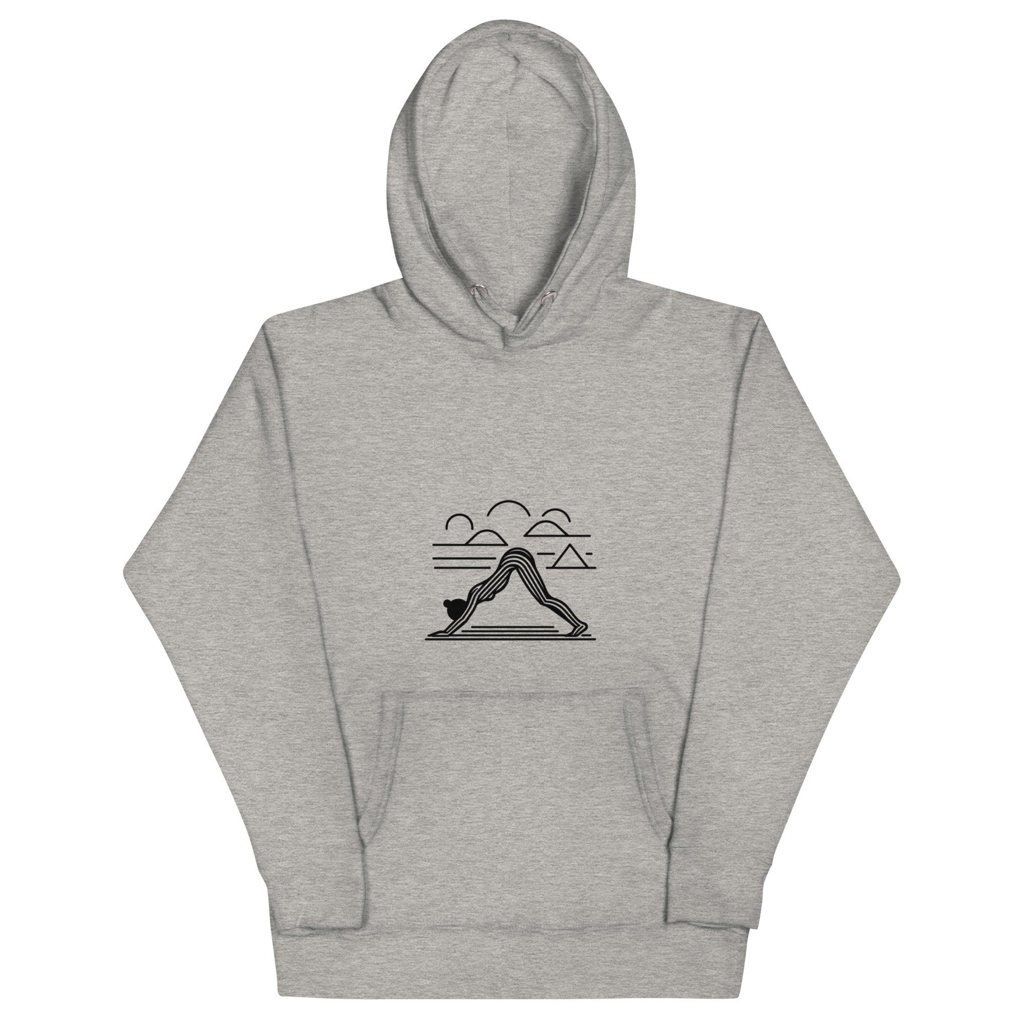 Yoga Retro Art Hoodie – Comfort and Mindfulness Combined