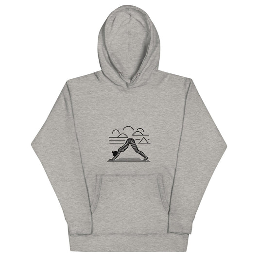 Yoga Retro Art Hoodie – Comfort and Mindfulness Combined