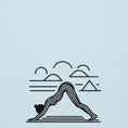 Load image into Gallery viewer, Yoga Retro Art Hoodie – Comfort and Mindfulness Combined
