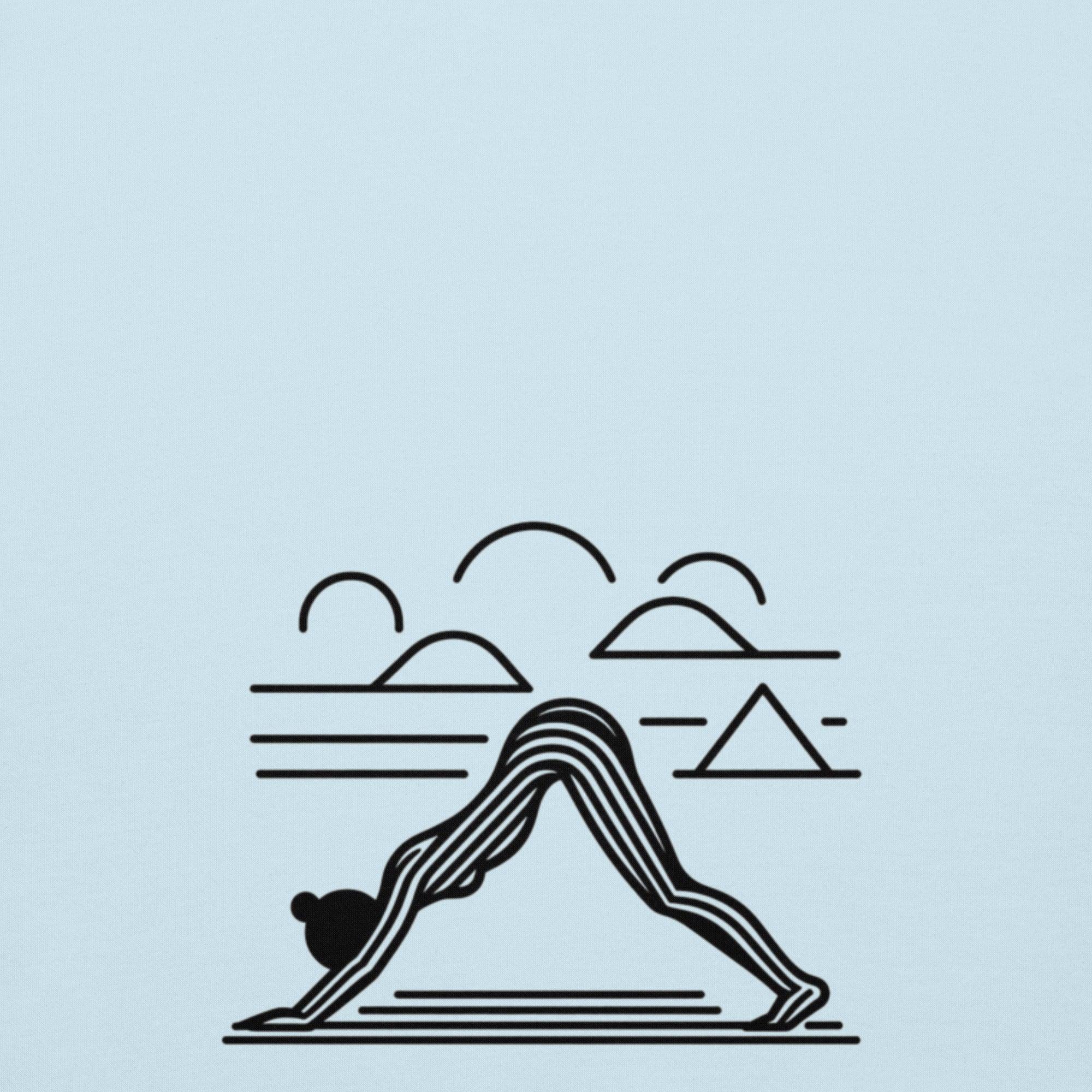 Yoga Retro Art Hoodie – Comfort and Mindfulness Combined