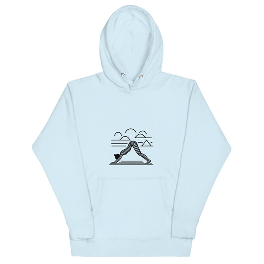 Yoga Retro Art Hoodie – Comfort and Mindfulness Combined