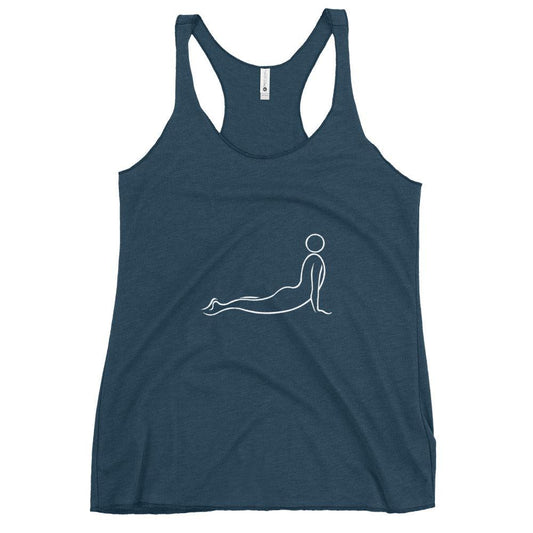 Flow Line Upward Facing Dog Racerback Tank