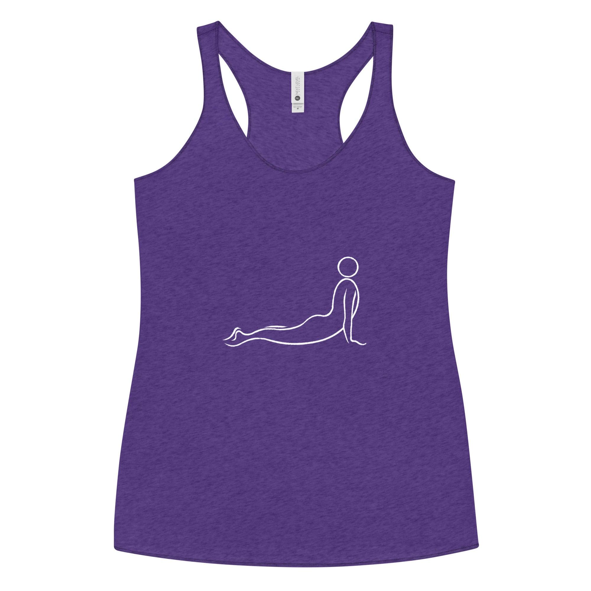 Flow Line Upward Facing Dog Racerback Tank