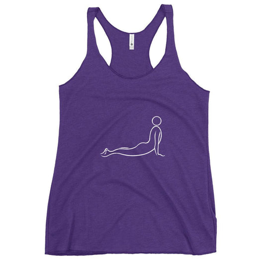 Flow Line Upward Facing Dog Racerback Tank