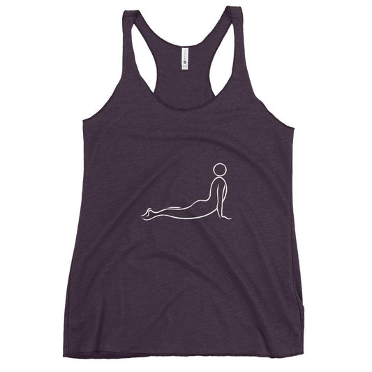 Flow Line Upward Facing Dog Racerback Tank
