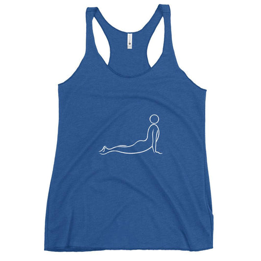 Flow Line Upward Facing Dog Racerback Tank